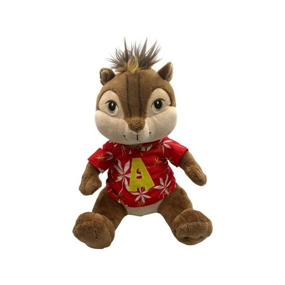 Build A Bear Alvin and the Chipmunks 13" Plush Alvin In Hawaii Shirt 2011 - Picture 1 of 3